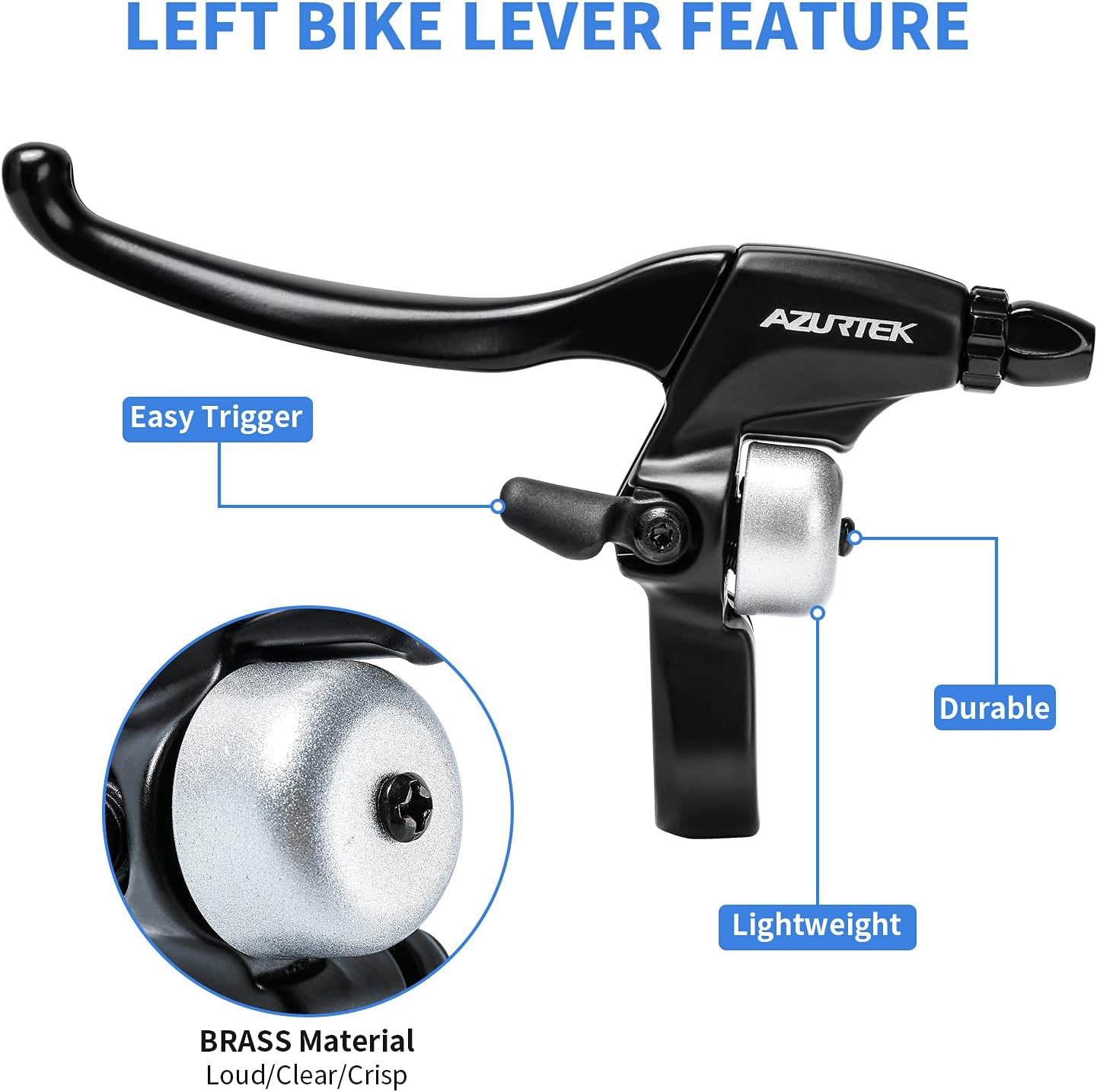 Brake Lever with Bell and Brake Cable(RV-01L-B)