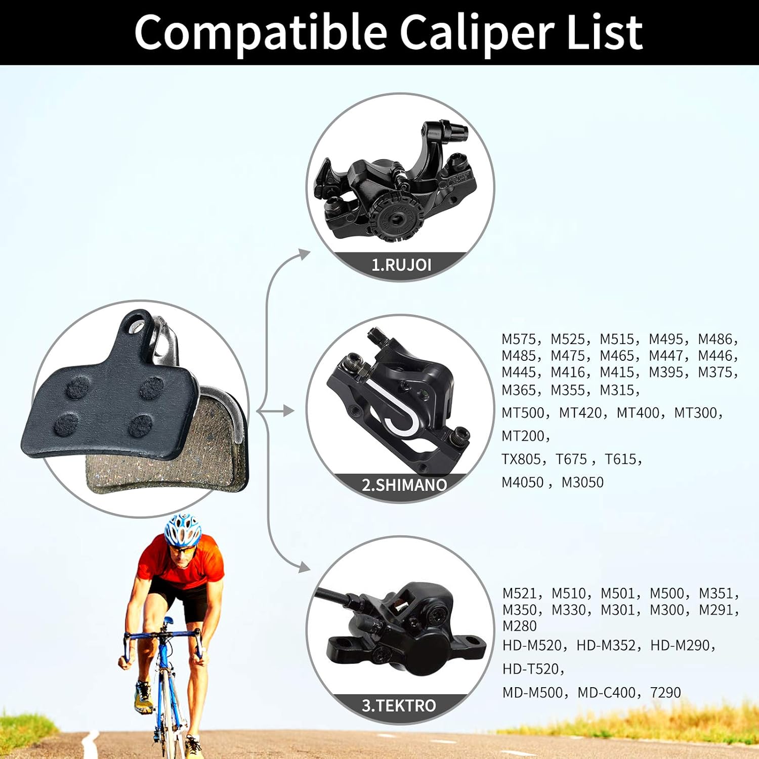 Disc Bicycle Disc Brake Pads(RD-03)