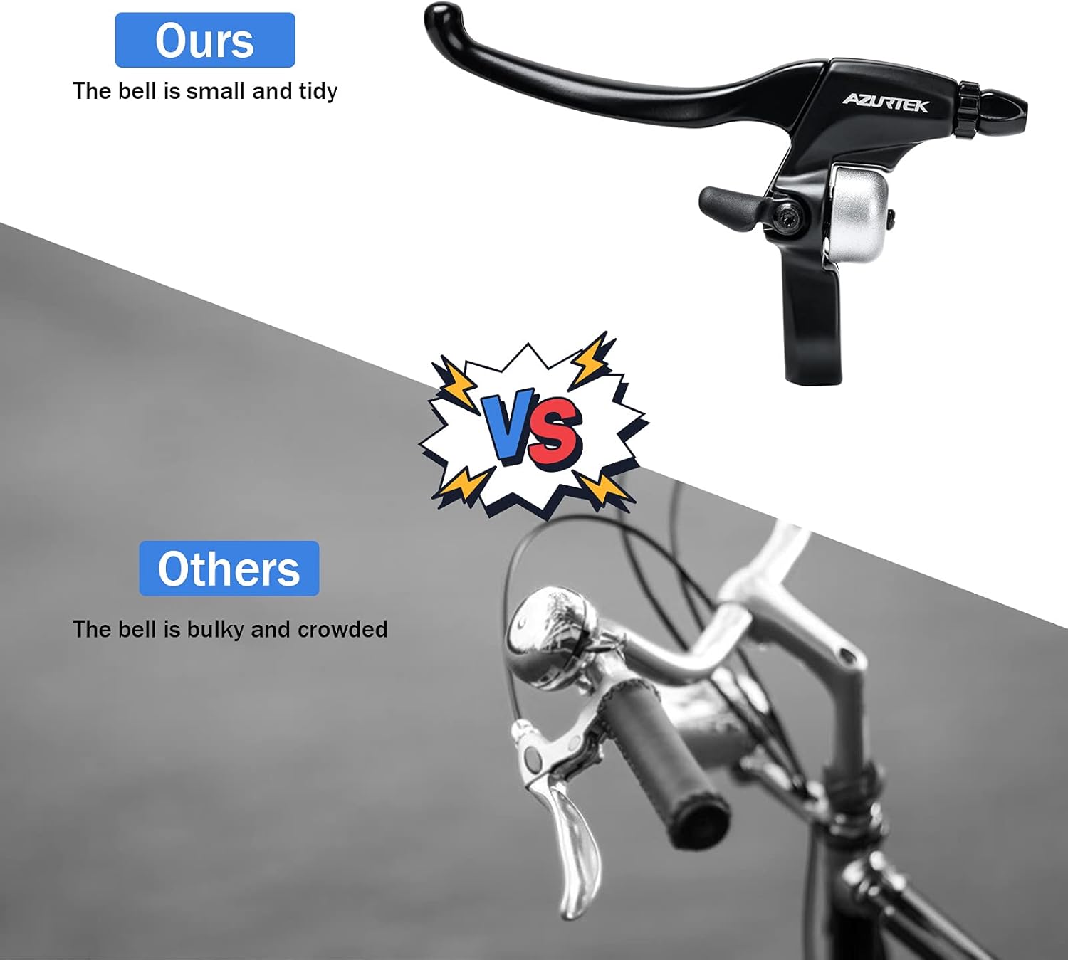 Brake Lever with Bell and Brake Cable(RV-01L-B)