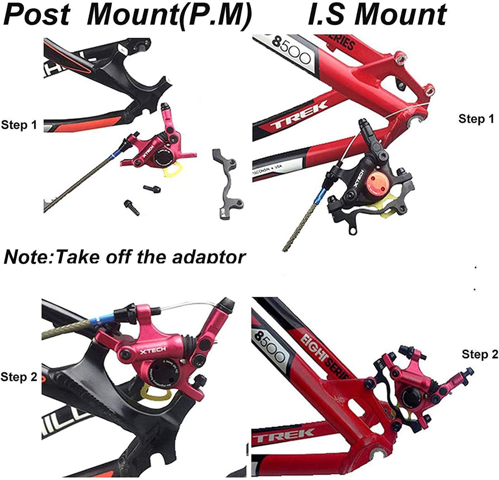 Line Pull Hydraulic Disc Brake Set