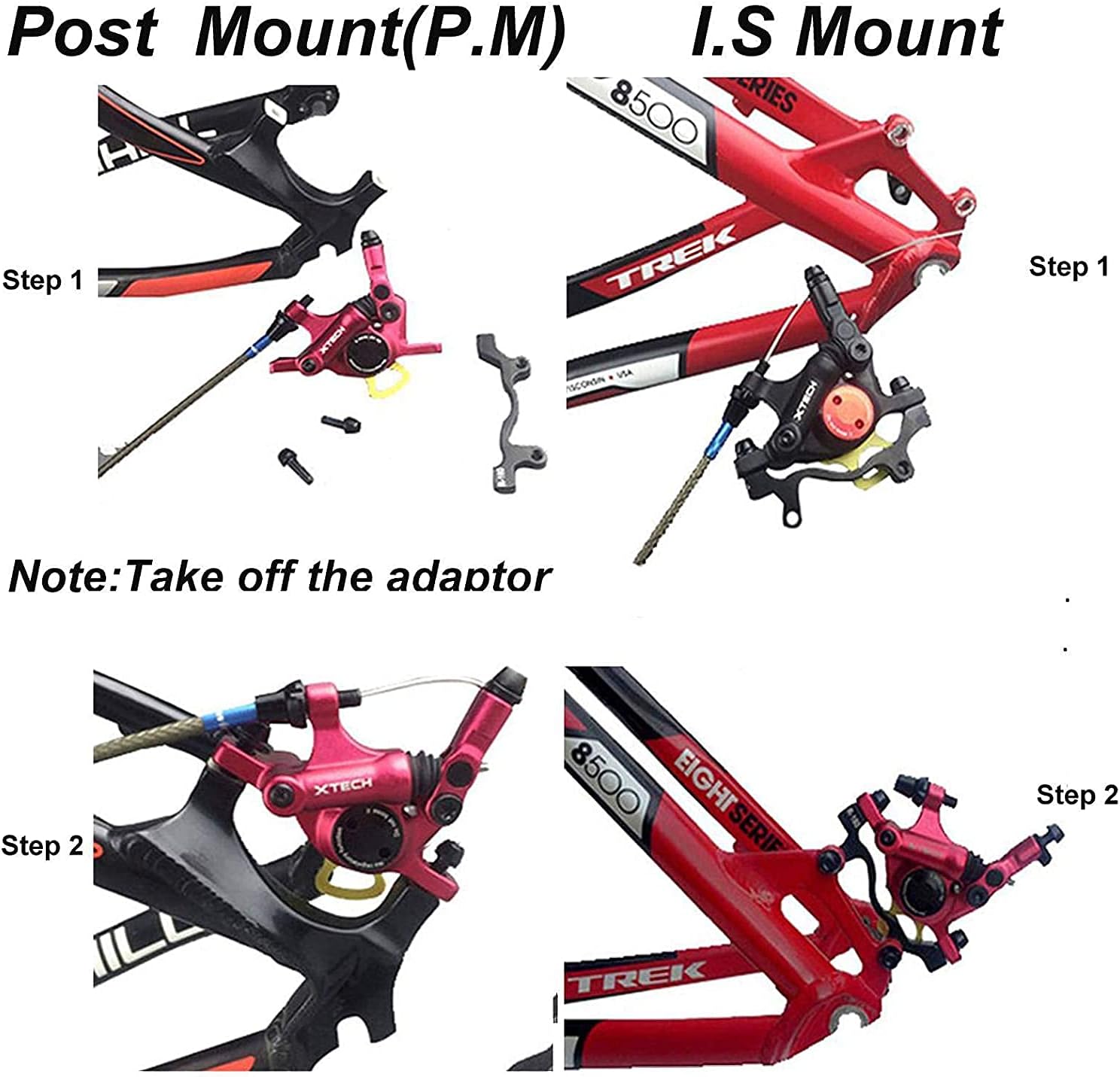 Line Pull Hydraulic Disc Brake Set