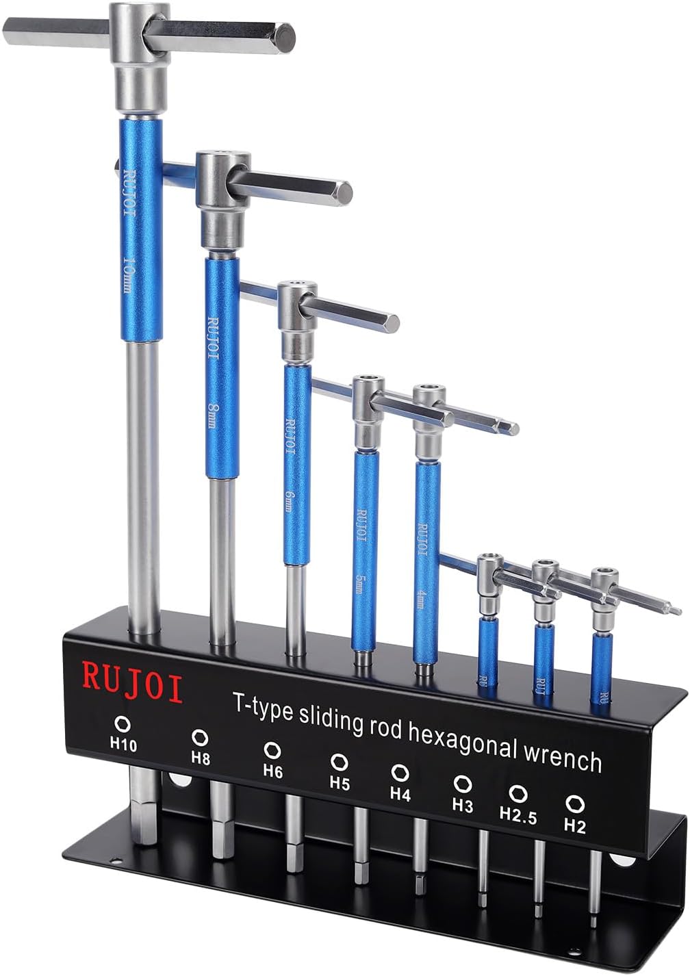 8 PCS Metric T Handle Hex Allen Key Wrench